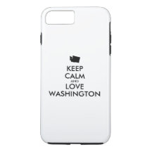Anpassade BEHÅLLA LUGN och KÄRLEK WASHINGTON