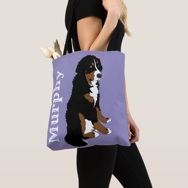 Anpassade Bernese Mountain Hund Tygkasse (Närbild)