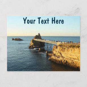 Anpassade Biarritz, Frankrike-vykort Vykort