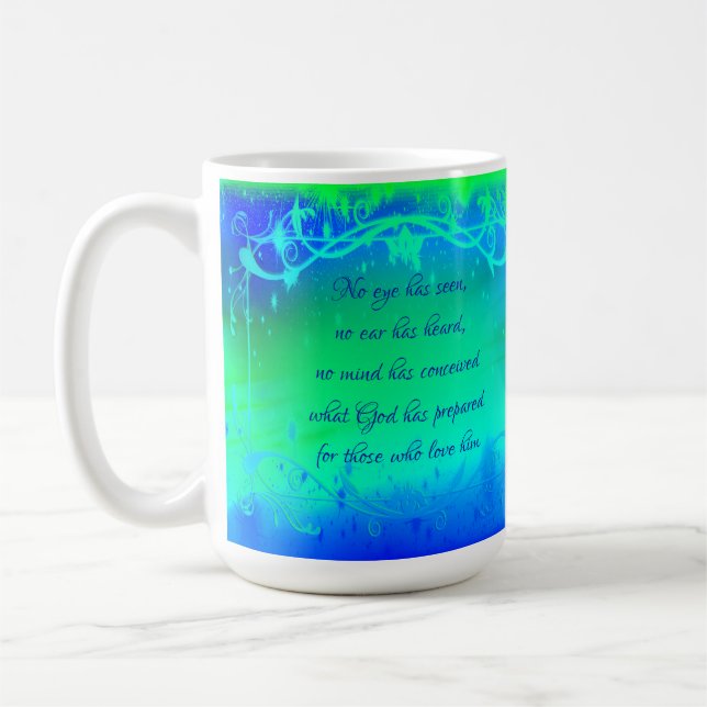 Anpassade Bible Verse - 15 oz. Mugg (Vänster)