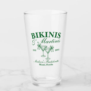Anpassade bikinier och martinis möhippa glaskopp