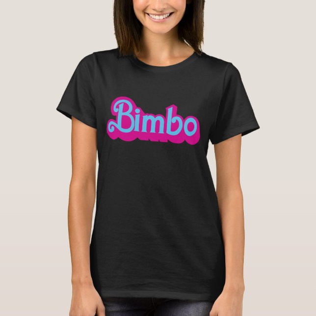 Anpassade Bimbo T Shirt (Framsida)