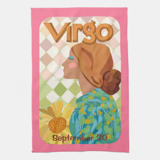 Anpassade Birthday Våg Zodiac Tea Towel Kökshandduk
