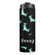 Anpassade blå fladdermöss för namn