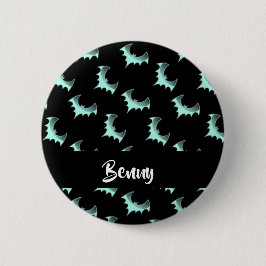 Anpassade blå fladdermöss för namn knapp