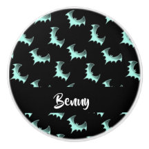 Anpassade blå fladdermöss för namn