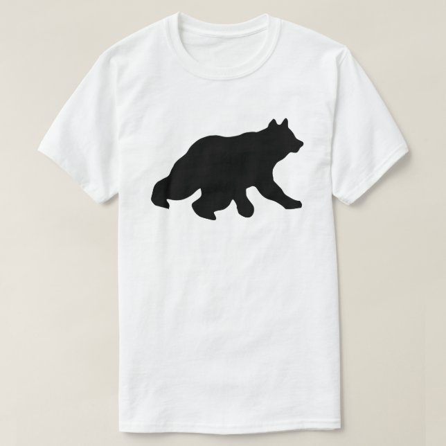 Anpassade Black Bear  Tee (Design framsida)