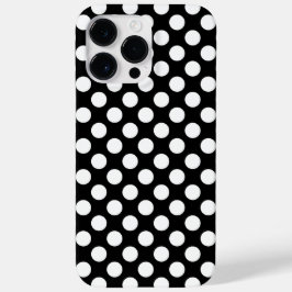 Anpassade Black White Polka dots