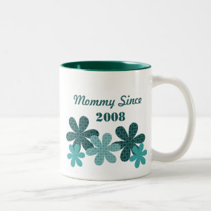Anpassade blomma Mamma sedan Mugg (skaldjur)