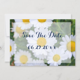 Anpassade blommiga Save The Date-kort med tusenskö Inbjudningar