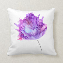 Anpassade! blommigt av handmålad av lila hydrange