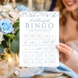Anpassade Blommigt Bingo-spelkort Inbjudningar