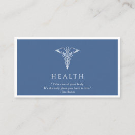 Anpassade Blue Healthcare Professionell Visitkort