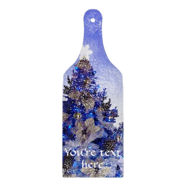 Anpassade Blue julgran (Framsidan)