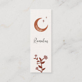 Anpassade Boho Islamic Ramadan Mini Bookmark