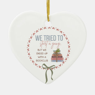Anpassade Bok Klubb Ornament - Perfekt Gift