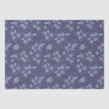 Anpassade botaniskt blommönster, vävnadspapper