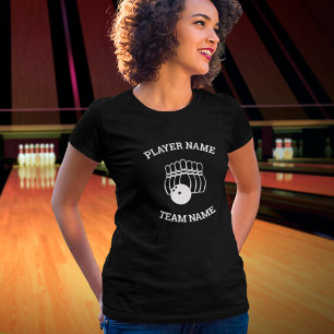 Anpassade Bowling Team T-Shirt