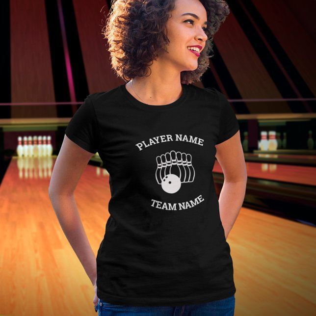 Anpassade Bowling Team T-Shirt (Skapare uppladdad)