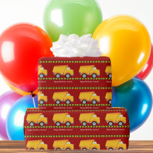 Anpassade Boys Birthday Red Lastbil
