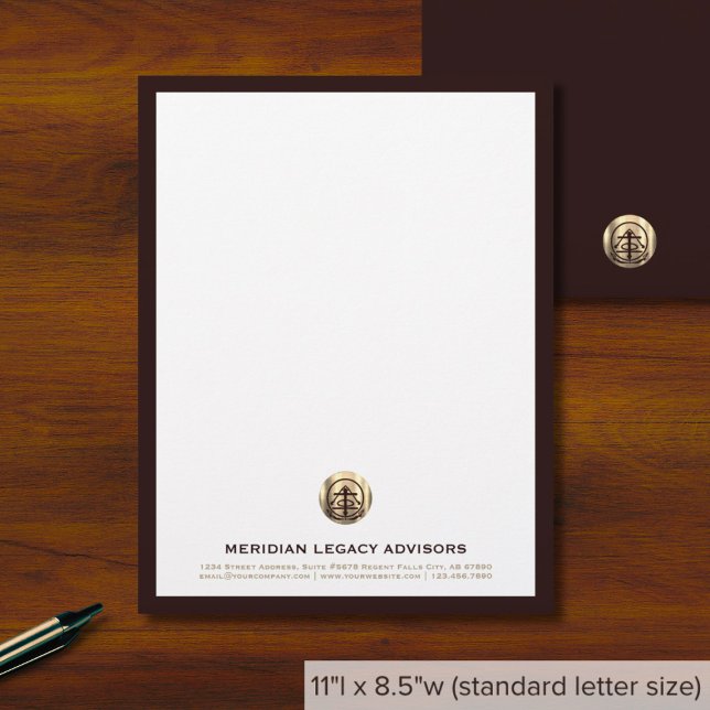 Anpassade Branded Letterhead Brevhuvud (Skapare uppladdad)