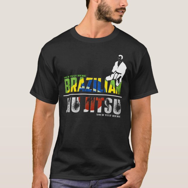Anpassade Brazilian Jiu-Jitsu Tröja (Framsida)