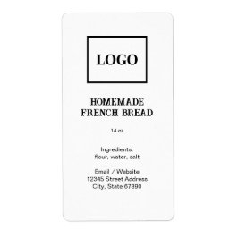 Anpassade Bread Bakery Business Add Logotyp Food Fraktsedel