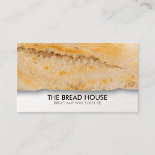 Anpassade Bread Bakery Food Visitkort