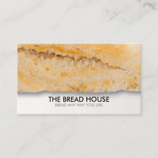 Anpassade Bread Bakery Food Visitkort