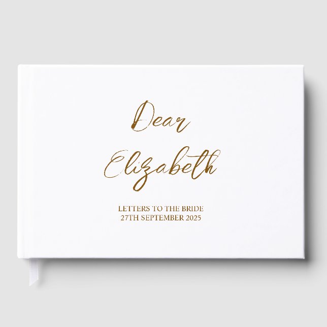 Anpassade brev till bruden Scrapbook, Hen Do Scra Gästböcker (Framsida)