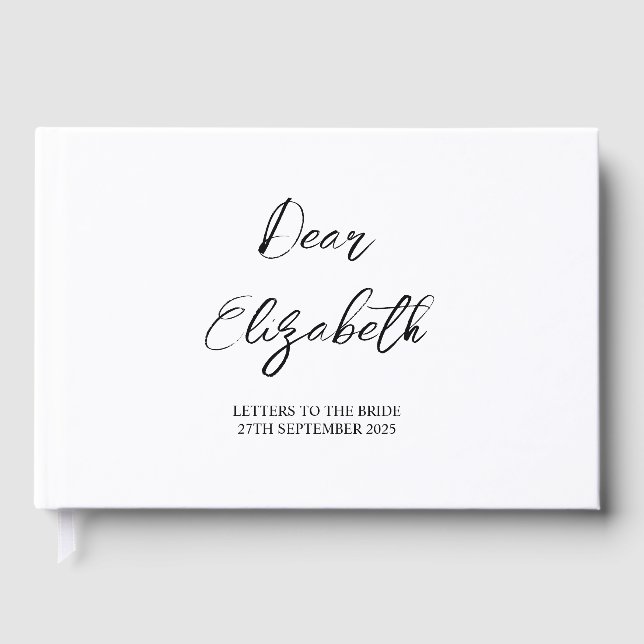 Anpassade brev till bruden Scrapbook, Hen Do Scra Gästböcker (Framsida)