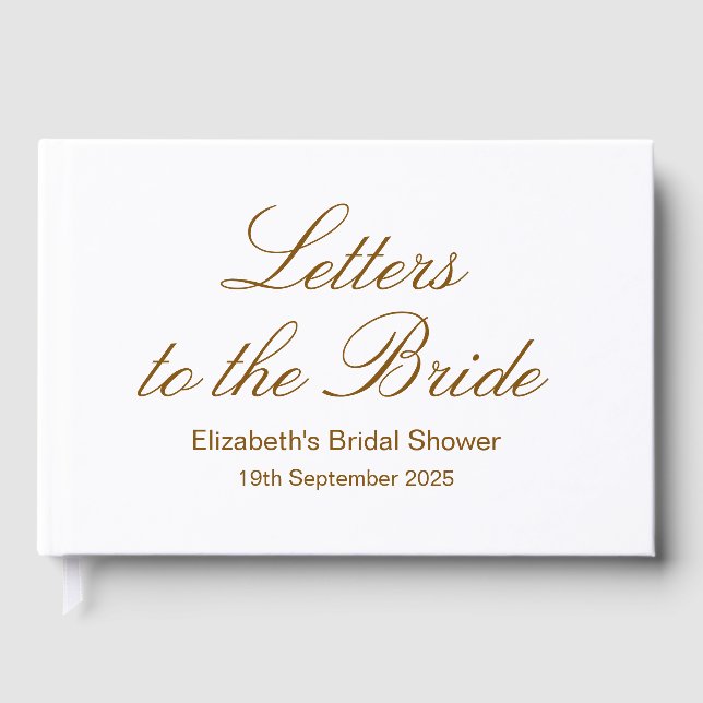 Anpassade brev till bruden Scrapbook, Hen Do Scra Gästböcker (Framsida)