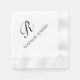 Anpassade Bröllop Cocktail Napkin Pappersservett