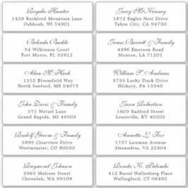Anpassade bröllop gäst adressetiketter-dekal klistermärken