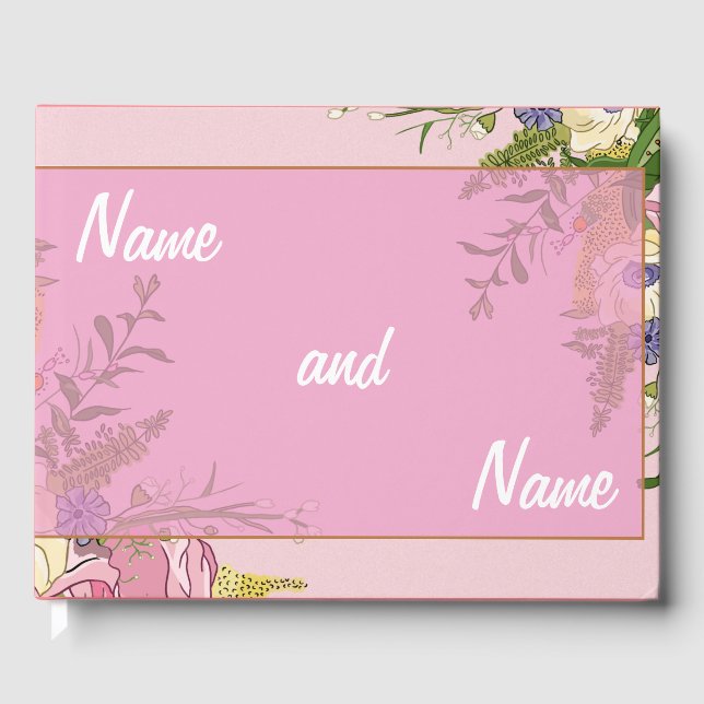 anpassade bröllop gästböcker (Framsida)