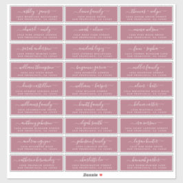 Anpassade Bröllop Guest-Adressetiketter Klistermärken