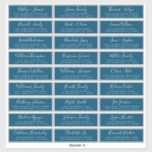 Anpassade Bröllop Guest-Adressetiketter