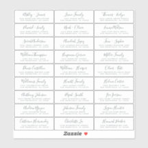 Anpassade Bröllop Guest-Adressetiketter