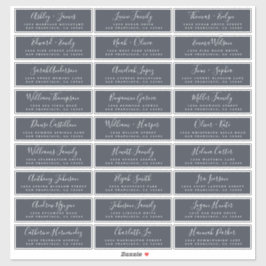 Anpassade Bröllop Guest-Adressetiketter Klistermärken