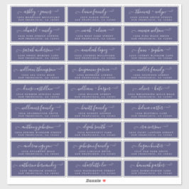 Anpassade Bröllop Guest-Adressetiketter Klistermärken