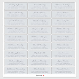 Anpassade Bröllop Guest-Adressetiketter Klistermärken