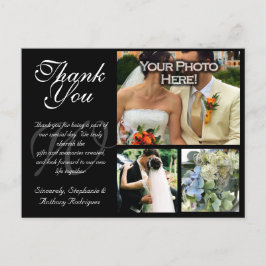 Anpassade Bröllop Tack för ditt kort 3 Bilder
