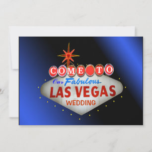 Anpassade Bröllopsinbjudningar för Las Vegas Inbjudningar