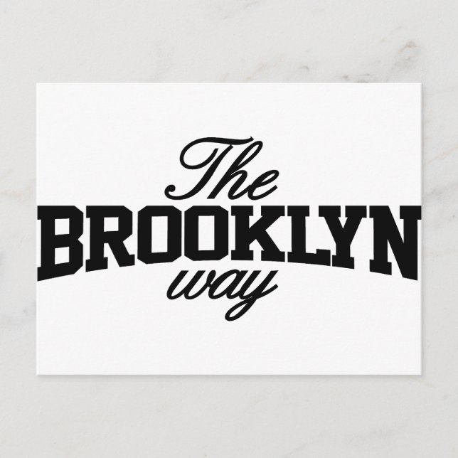 Anpassade Brooklyn Vykort (Framsida)
