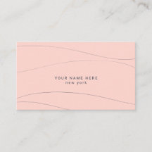 Anpassade budget moderna abstrakta vågor visitkort