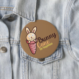 Anpassade Bunny Cone Knapp
