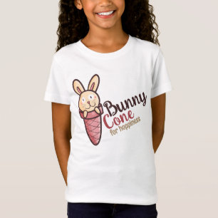 Anpassade Bunny Cone T Shirt