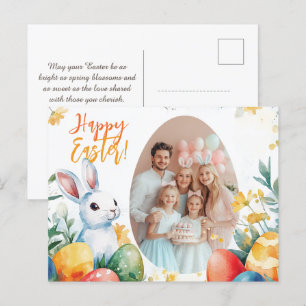 Anpassade 🐇 Bunny & Egg-stravaganza Helg Vykort