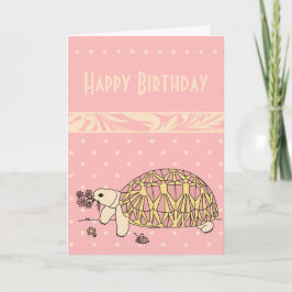 Anpassade Burmese Star Tortoise Card Kort