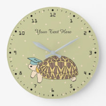 Anpassade Burmese Star Tortoise Clock